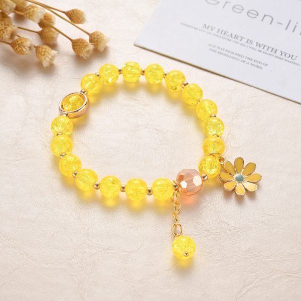 Elegant Glass Bead Bracelet | Nine Colors of Light for Everyday Style & Inner Balance - Image 7
