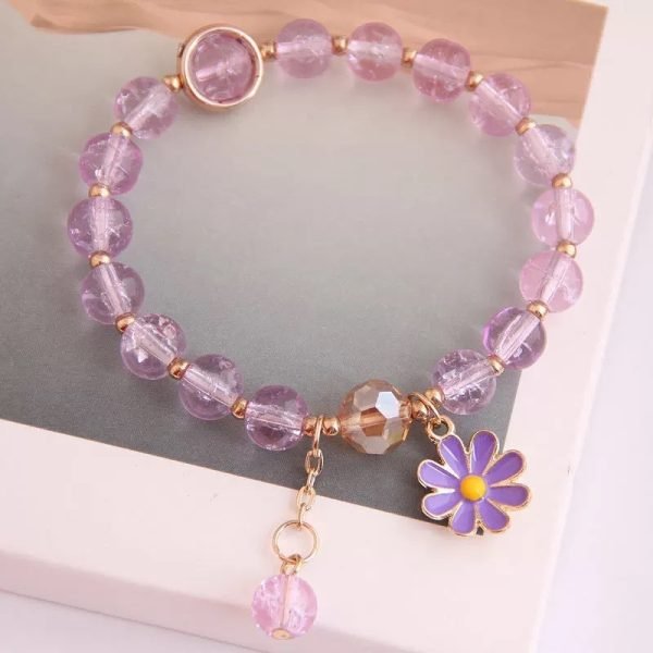 Elegant Glass Bead Bracelet | Nine Colors of Light for Everyday Style & Inner Balance - Image 8