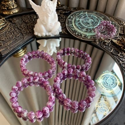 Purple Vision Grandmother Crystal – Bracelet of Inner Sight & Ancestral Wisdom