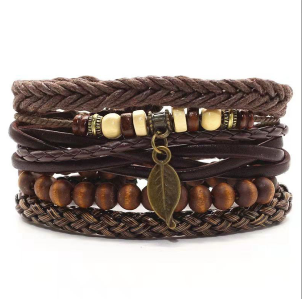 Earthbound Elegance: Vintage Braided Leather Bracelet for Grounding, Strength, and Timeless Masculine Style - Image 12