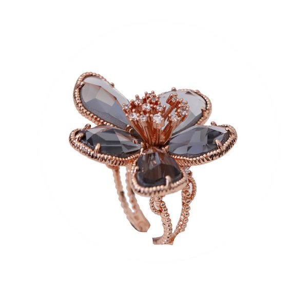 Crystal Flower Energy Ring – Bloom Your Aura with Feminine Power - Image 2