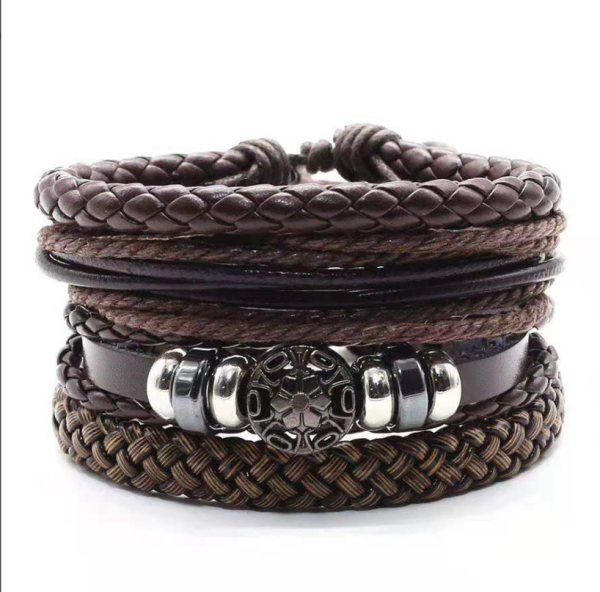 Earthbound Elegance: Vintage Braided Leather Bracelet for Grounding, Strength, and Timeless Masculine Style - Image 13