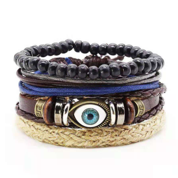 Earthbound Elegance: Vintage Braided Leather Bracelet for Grounding, Strength, and Timeless Masculine Style - Image 14