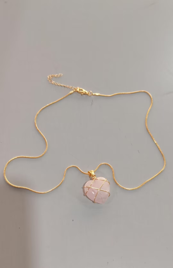 Moonlight Barbie Heart Necklace | Crystal Love Energy, Feminine Charm & Dreamy Glamour - Image 13