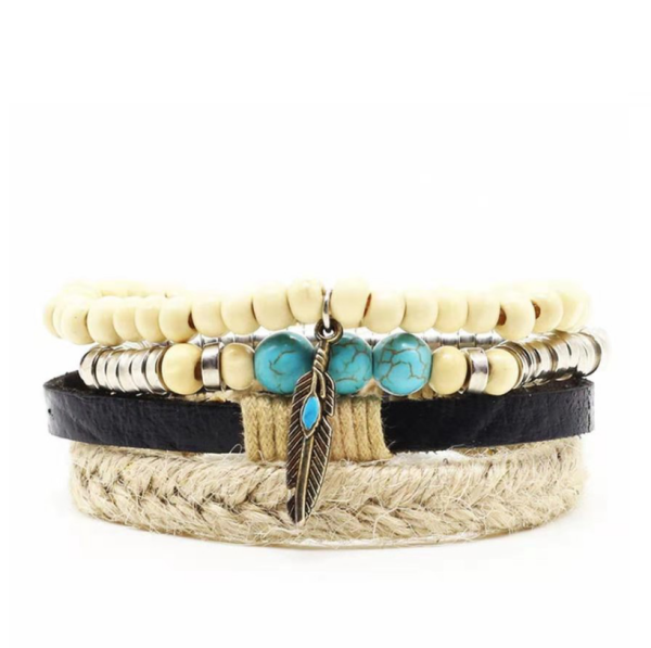 Earthbound Elegance: Vintage Braided Leather Bracelet for Grounding, Strength, and Timeless Masculine Style - Image 16