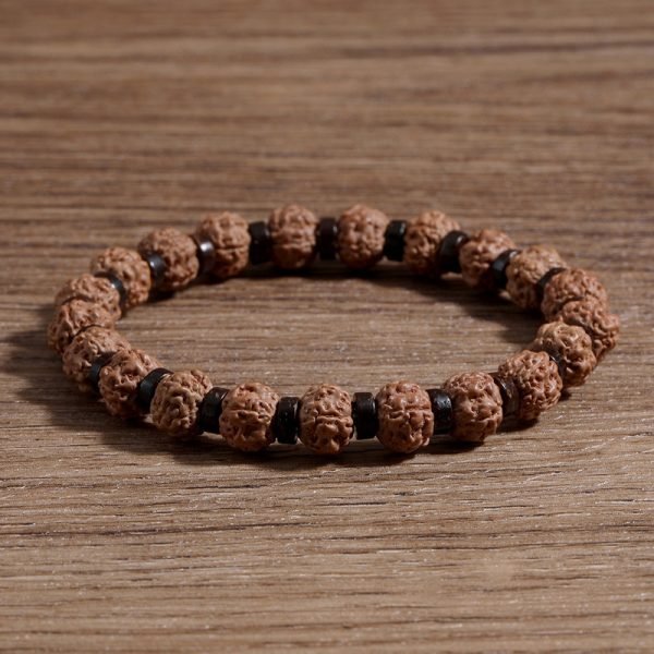 Natural Lava & Agate Stone Mala Bracelet | Meditation Meets Modern Masculine Fashion - Image 5
