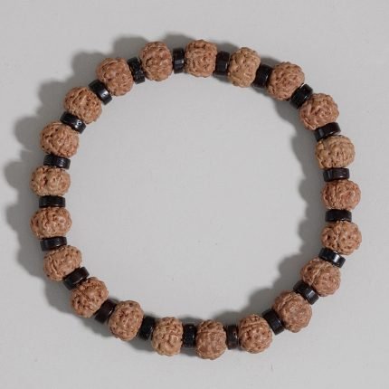 Natural Lava & Agate Stone Mala Bracelet | Meditation Meets Modern Masculine Fashion