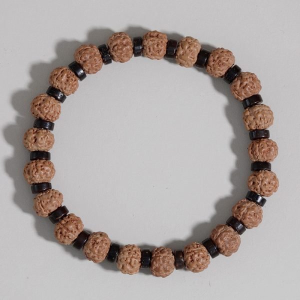 Natural Lava & Agate Stone Mala Bracelet | Meditation Meets Modern Masculine Fashion