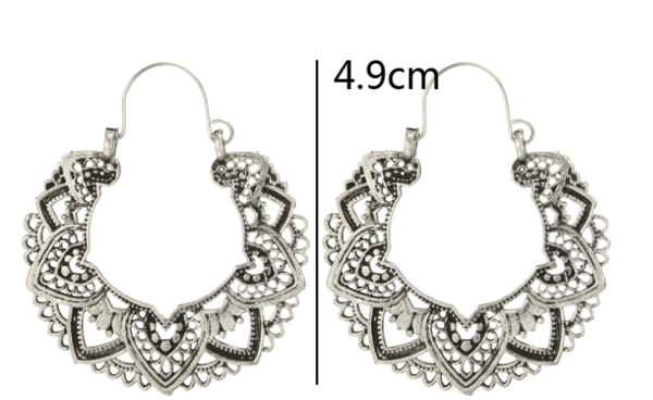 Bohemian Ethnic Earrings | Energy Harmony & Vintage Statement Style - Image 2