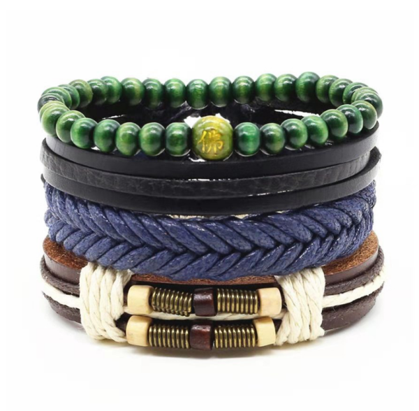 Earthbound Elegance: Vintage Braided Leather Bracelet for Grounding, Strength, and Timeless Masculine Style - Image 18