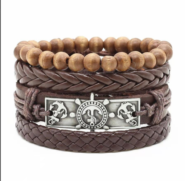 Earthbound Elegance: Vintage Braided Leather Bracelet for Grounding, Strength, and Timeless Masculine Style - Image 19