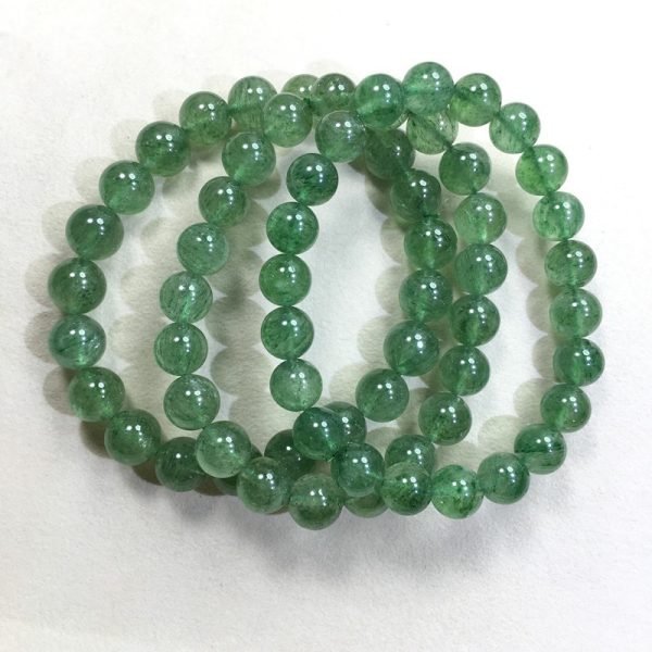 Green Strawberry Crystal Bracelet for Women – Radiate Calm, Style, and Rare Natural Energy - Image 3