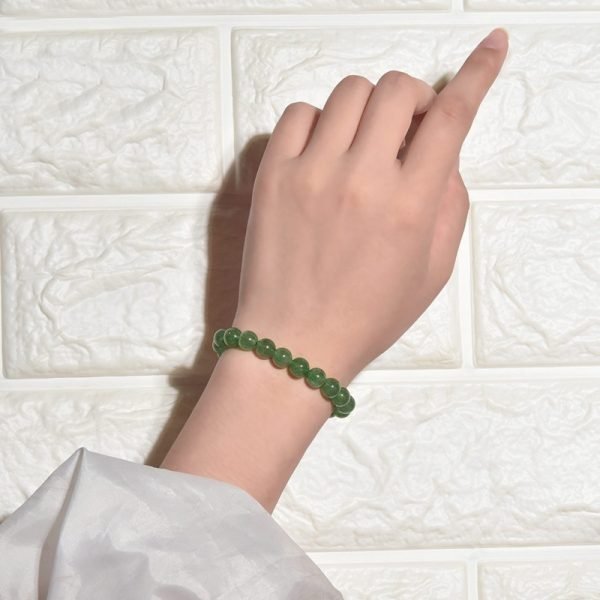 Green Strawberry Crystal Bracelet for Women – Radiate Calm, Style, and Rare Natural Energy - Image 4