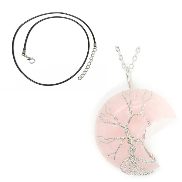 Crystal Moon Pendant Necklace for Trendy Girls | Cute Lunar Charm Jewelry for Everyday Fashion & Thoughtful Gifts - Image 5