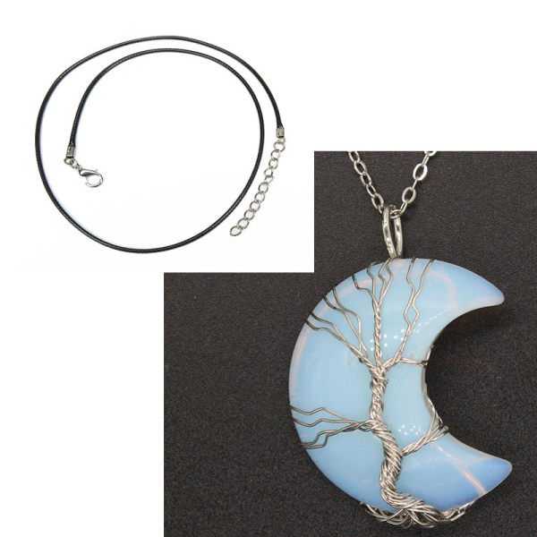 Crystal Moon Pendant Necklace for Trendy Girls | Cute Lunar Charm Jewelry for Everyday Fashion & Thoughtful Gifts - Image 6