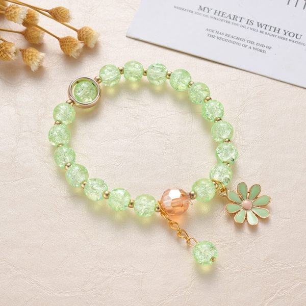 Elegant Glass Bead Bracelet | Nine Colors of Light for Everyday Style & Inner Balance - Image 6