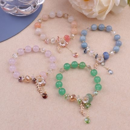 Natural Stone Energy Bracelet for Women | Crystal Healing for Daily Energy, Meditation Support & Emotional Elevation