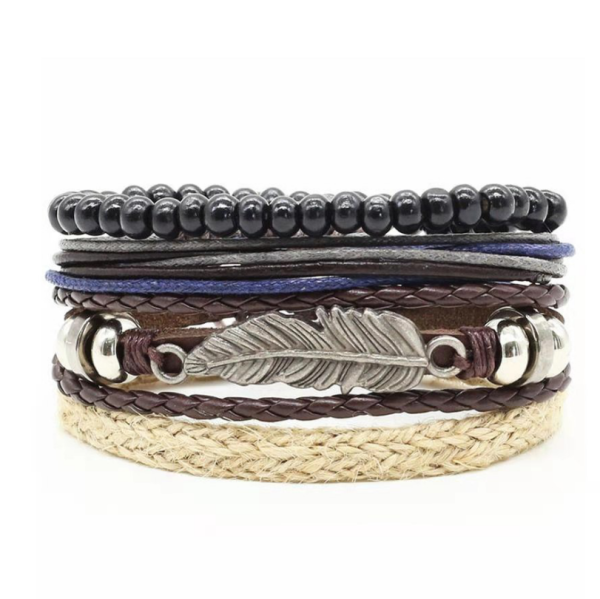 Earthbound Elegance: Vintage Braided Leather Bracelet for Grounding, Strength, and Timeless Masculine Style - Image 8