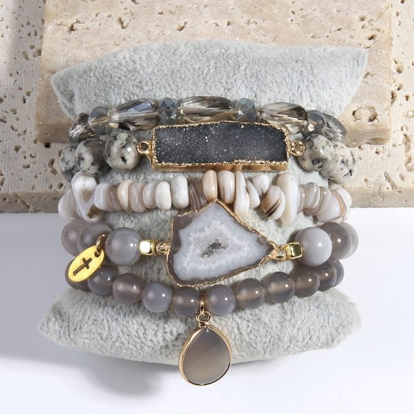 Multi-Color Crystal Stack | Natural Stone Bracelets for Self-Love & Healing - Image 6