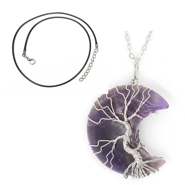 Crystal Moon Pendant Necklace for Trendy Girls | Cute Lunar Charm Jewelry for Everyday Fashion & Thoughtful Gifts - Image 9