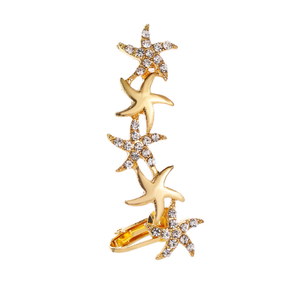 Single Crystal Ear Clip with Butterfly & Flower – Mystic Energy Jewelry for Confidence & Grace - Image 8