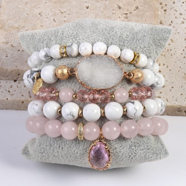 Multi-Color Crystal Stack | Natural Stone Bracelets for Self-Love & Healing - Image 3