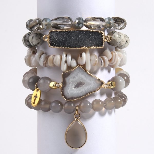 Multi-Color Crystal Stack | Natural Stone Bracelets for Self-Love & Healing - Image 10