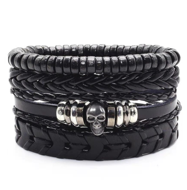 Earthbound Elegance: Vintage Braided Leather Bracelet for Grounding, Strength, and Timeless Masculine Style - Image 10