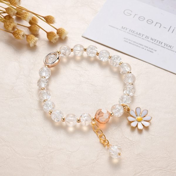 Elegant Glass Bead Bracelet | Nine Colors of Light for Everyday Style & Inner Balance - Image 3