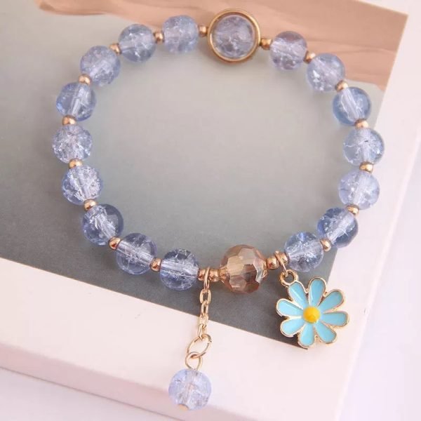 Elegant Glass Bead Bracelet | Nine Colors of Light for Everyday Style & Inner Balance - Image 4